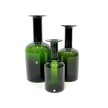 Load image into Gallery viewer, Otto Brauer, set of 3 large Danish Holmegaard vases, 1960s