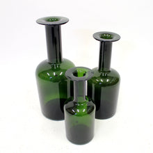 Load image into Gallery viewer, Otto Brauer, set of 3 large Danish Holmegaard vases, 1960s