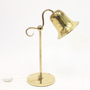 Swedish brass table lamp by Tyringe Konsthantverk, 1970s