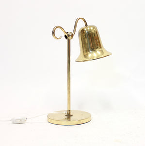 Swedish brass table lamp by Tyringe Konsthantverk, 1970s