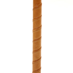 Lisa Johansson-Pape, brass and leather Senator table lamp for Orno, 1950s