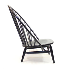 Load image into Gallery viewer, Bågen (The Arc) wooden lounge chair by Engström &amp; Myrstrand for Nässjö Stolfabrik, 1950s