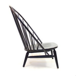 Bågen (The Arc) wooden lounge chair by Engström & Myrstrand for Nässjö Stolfabrik, 1950s