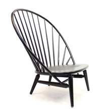 Load image into Gallery viewer, Bågen (The Arc) wooden lounge chair by Engström &amp; Myrstrand for Nässjö Stolfabrik, 1950s