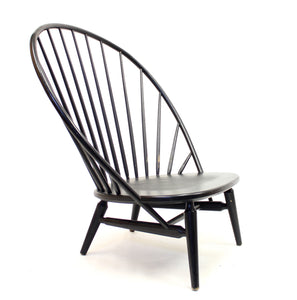 Bågen (The Arc) wooden lounge chair by Engström & Myrstrand for Nässjö Stolfabrik, 1950s