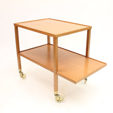 Load image into Gallery viewer, Josef Frank, Mahogany serving, cart model 470, for Svenskt Tenn, ca 1990