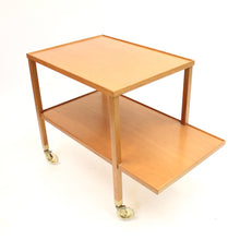 Load image into Gallery viewer, Josef Frank, Mahogany serving, cart model 470, for Svenskt Tenn, ca 1990