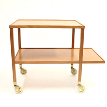 Load image into Gallery viewer, Josef Frank, Mahogany serving, cart model 470, for Svenskt Tenn, ca 1990