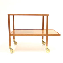 Load image into Gallery viewer, Josef Frank, Mahogany serving, cart model 470, for Svenskt Tenn, ca 1990
