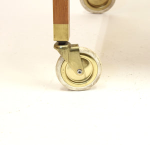 Josef Frank, Mahogany serving, cart model 470, for Svenskt Tenn, ca 1990