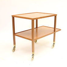 Load image into Gallery viewer, Josef Frank, Mahogany serving, cart model 470, for Svenskt Tenn, ca 1990