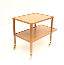 Load image into Gallery viewer, Josef Frank, Mahogany serving, cart model 470, for Svenskt Tenn, ca 1990