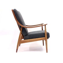 Load image into Gallery viewer, Hvidt &amp; Mølgaard-Nielsen, teak and oak lounge chair FD 145, France &amp; Daverkosen, 1950s
