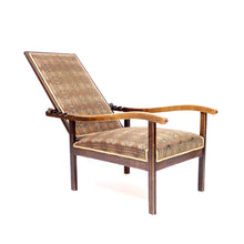 Load image into Gallery viewer, Antique Arts &amp; Crafts oak reclining chair, early 20th century