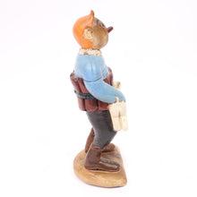 Load image into Gallery viewer, Wooden carved and painted Tintin and Milou figure, late 20th century