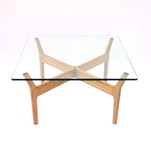 Prisma/2 Walnut coffee table, attributed to Alf Svensson, by Tingströms Möbelfabrik, 1966