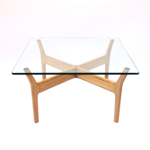 Prisma/2 Walnut coffee table, attributed to Alf Svensson, by Tingströms Möbelfabrik, 1966