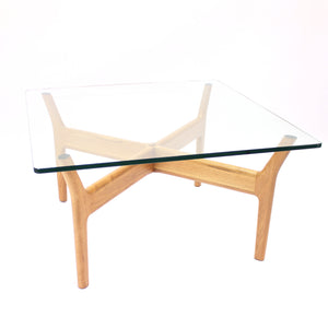 Prisma/2 Walnut coffee table, attributed to Alf Svensson, by Tingströms Möbelfabrik, 1966
