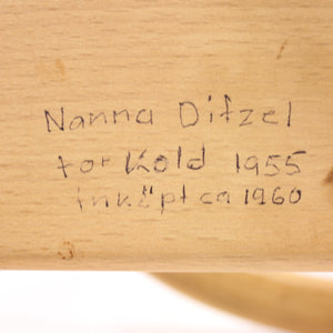 Nanna Ditzel, high baby chair for Kolds Savværk, 1955