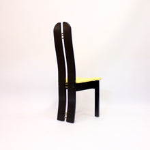 Load image into Gallery viewer, Set of 4 high back postmodern chairs form Mørkøv Møbelindustri ApS, 1980s