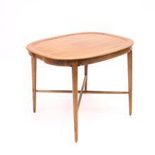Load image into Gallery viewer, Oval tray shaped Mahogany side table by Bodafors, 1950s
