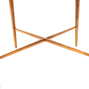 Oval tray shaped Mahogany side table by Bodafors, 1950s