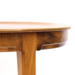 Oval tray shaped Mahogany side table by Bodafors, 1950s