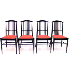 Load image into Gallery viewer, Kerstin Hörlin-Holmquist, set of 4 Charlotte dining chairs, ASKO, 1970s