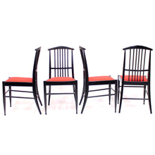 Load image into Gallery viewer, Kerstin Hörlin-Holmquist, set of 4 Charlotte dining chairs, ASKO, 1970s