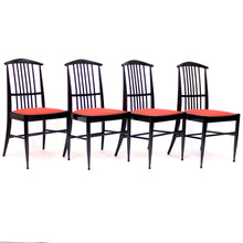 Load image into Gallery viewer, Kerstin Hörlin-Holmquist, set of 4 Charlotte dining chairs, ASKO, 1970s