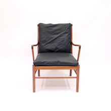 Load image into Gallery viewer, Ole Wanscher, Colonial chair in leather and Mahogany, P. Jeppesen, late 20th century