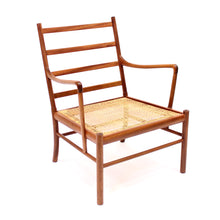 Load image into Gallery viewer, Ole Wanscher, Colonial chair in leather and Mahogany, P. Jeppesen, late 20th century