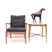 Load image into Gallery viewer, Ole Wanscher, Colonial chair in leather and Mahogany, P. Jeppesen, late 20th century