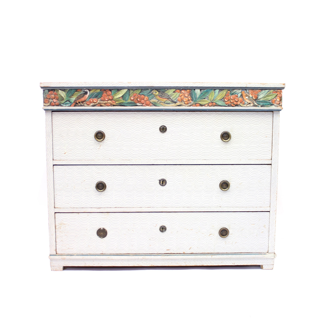 Unique eclectic artistic chest of drawer, early 20th century