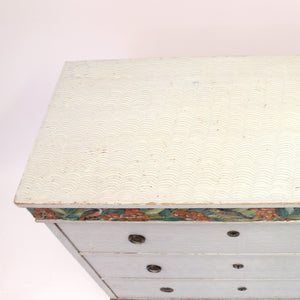 Unique eclectic artistic chest of drawer, early 20th century