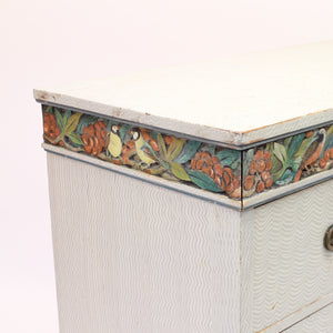 Unique eclectic artistic chest of drawer, early 20th century