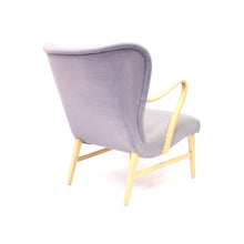Load image into Gallery viewer, Swedish modern curved easy chair, 1940s