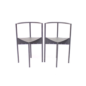 Philippe Starck, pair of Wendy Wright chairs, Disform, 1986