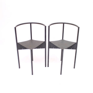 Philippe Starck, pair of Wendy Wright chairs, Disform, 1986