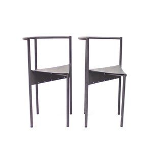 Philippe Starck, pair of Wendy Wright chairs, Disform, 1986