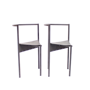 Philippe Starck, pair of Wendy Wright chairs, Disform, 1986