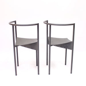 Philippe Starck, pair of Wendy Wright chairs, Disform, 1986