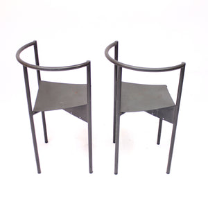 Philippe Starck, pair of Wendy Wright chairs, Disform, 1986
