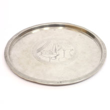 Load image into Gallery viewer, Swedish Art Deco pewter tray, C.G Hallberg, 1938