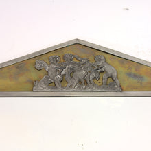 Load image into Gallery viewer, Unique Swedish Grace pewter and brass mirror by C.G. Råström, 1928