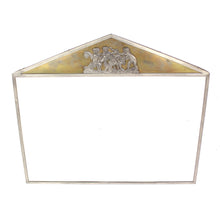 Load image into Gallery viewer, Unique Swedish Grace pewter and brass mirror by C.G. Råström, 1928