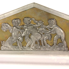 Load image into Gallery viewer, Unique Swedish Grace pewter and brass mirror by C.G. Råström, 1928