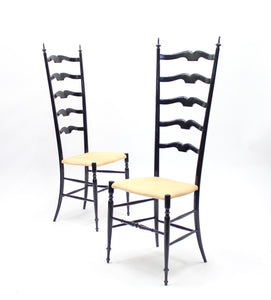 Vintage Italian Chiavari Chairs, 1950s, Set of 2