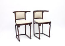 Load image into Gallery viewer, Cabaret Fledermaus chairs by Josef Hoffmann for Thonet, Set of 2