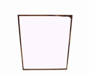 Large Swedish Rosewood Mirror from Glas & Trä, 1960s